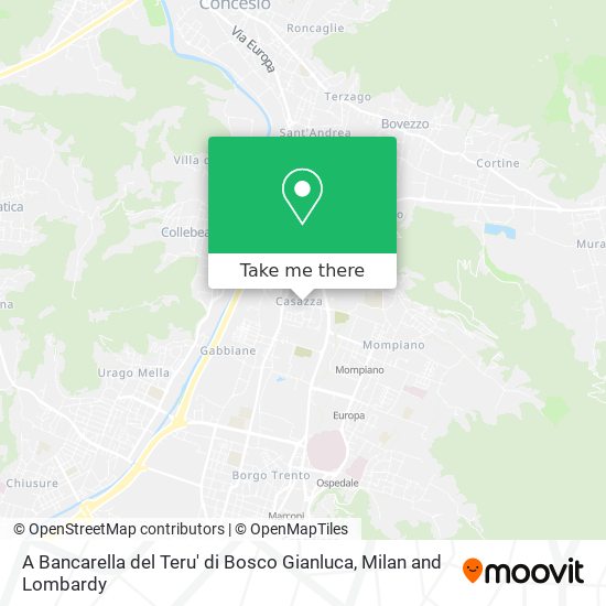 A Bancarella del Teru' di Bosco Gianluca map