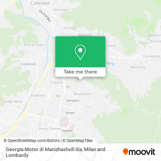 Georgia Motor di Manizhashvili Ilia map