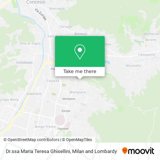 Dr.ssa Maria Teresa Ghisellini map