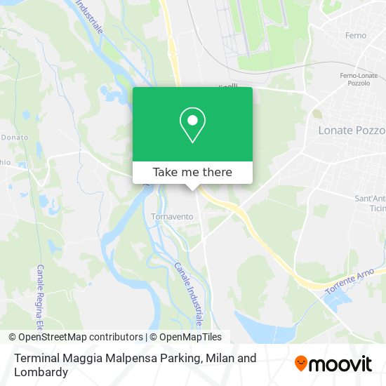 Terminal Maggia Malpensa Parking map