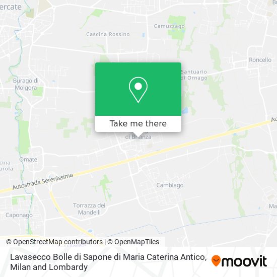 Lavasecco Bolle di Sapone di Maria Caterina Antico map