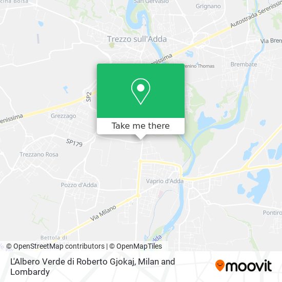L'Albero Verde di Roberto Gjokaj map