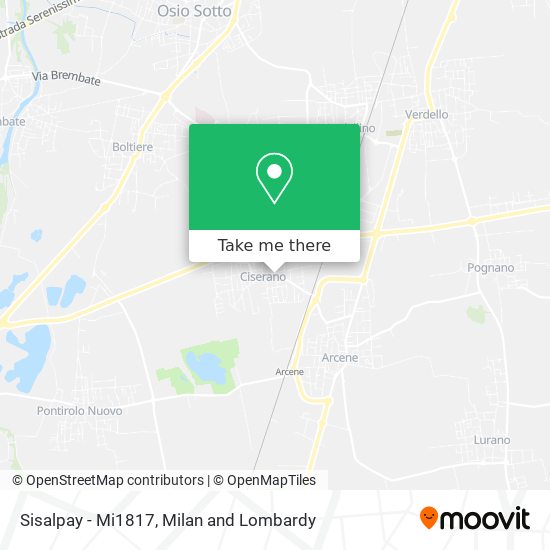 Sisalpay - Mi1817 map