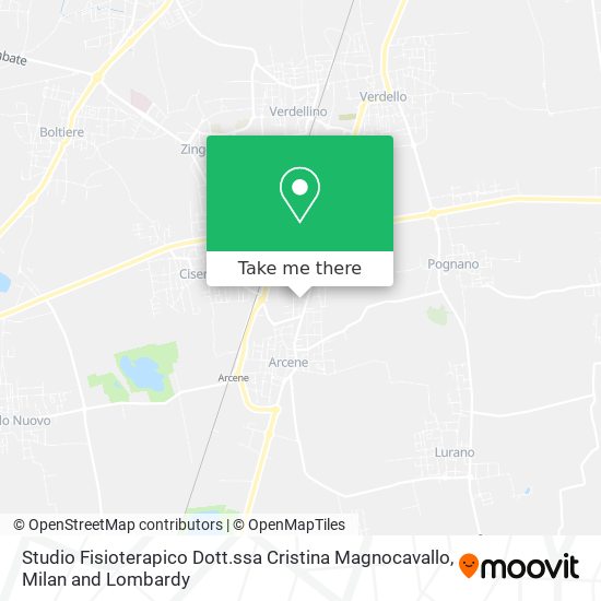 Studio Fisioterapico Dott.ssa Cristina Magnocavallo map