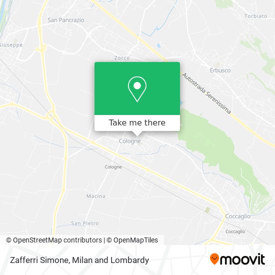 Zafferri Simone map