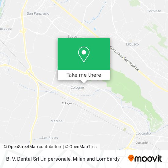 B. V. Dental Srl Unipersonale map