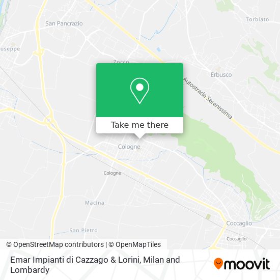 Emar Impianti di Cazzago & Lorini map