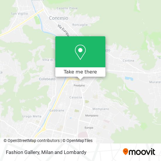 Fashion Gallery map