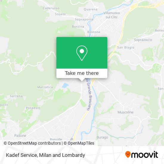 Kadef Service map