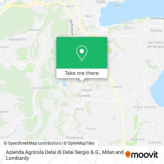 Azienda Agricola Delai di Delai Sergio & G. map