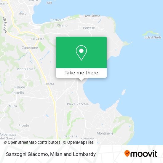 Sanzogni Giacomo map