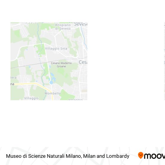Museo di Scienze Naturali Milano map