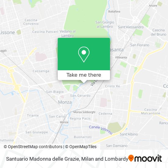 Santuario Madonna delle Grazie map
