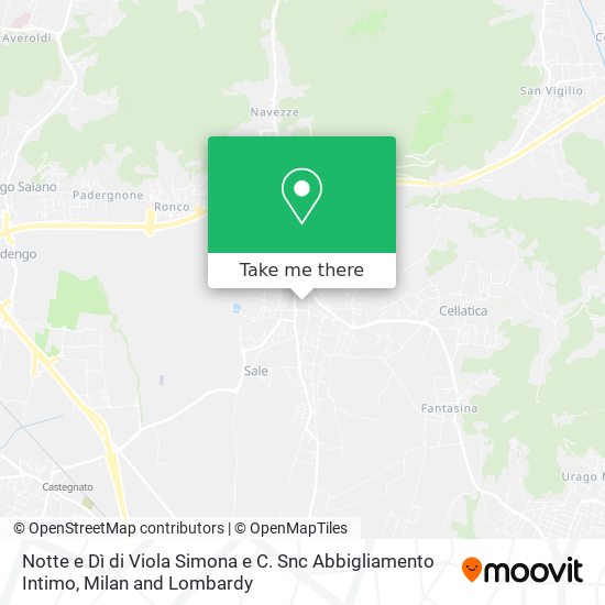 Notte e Dì di Viola Simona e C. Snc Abbigliamento Intimo map