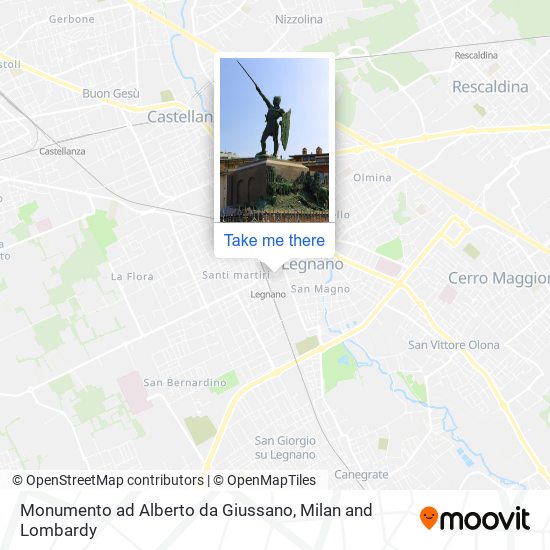 Monumento ad Alberto da Giussano map