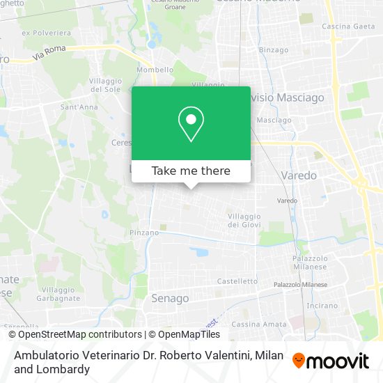 Ambulatorio Veterinario Dr. Roberto Valentini map