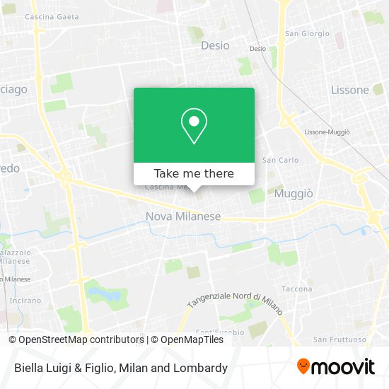 Biella Luigi & Figlio map