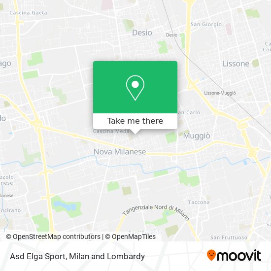Asd Elga Sport map