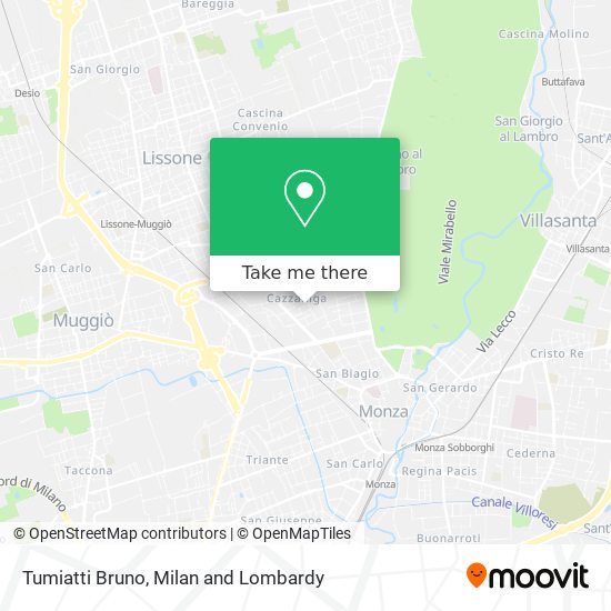 Tumiatti Bruno map