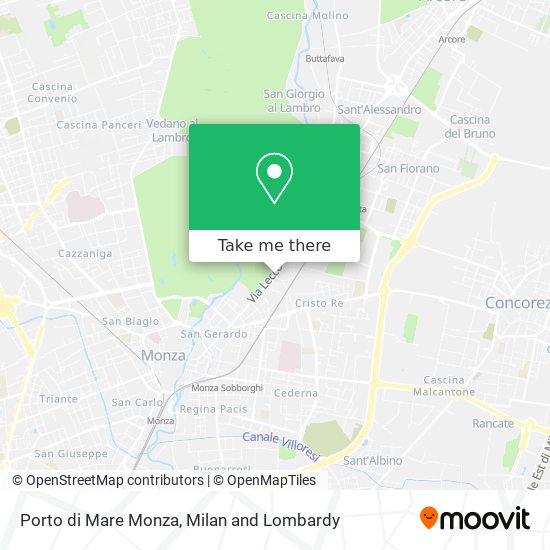 Porto di Mare Monza map