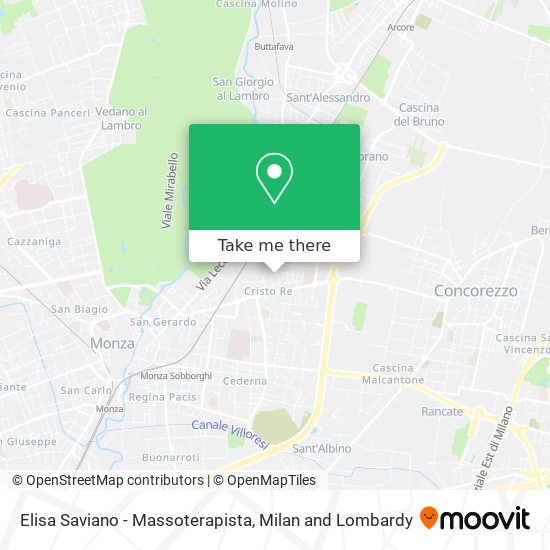 Elisa Saviano - Massoterapista map