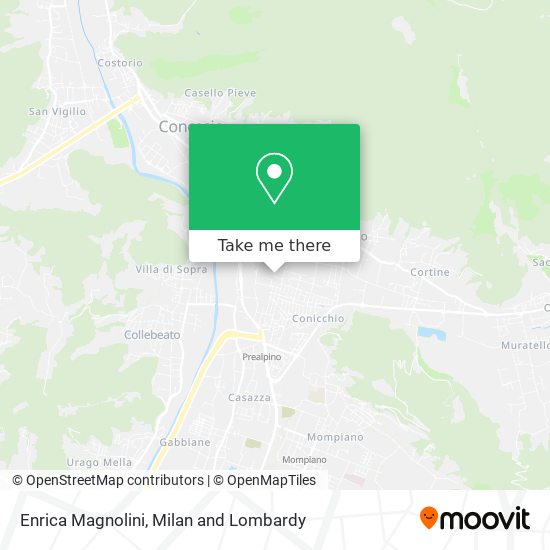Enrica Magnolini map