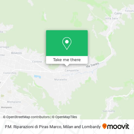 P.M. Riparazioni di Piras Marco map