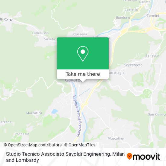 Studio Tecnico Associato Savoldi Engineering map