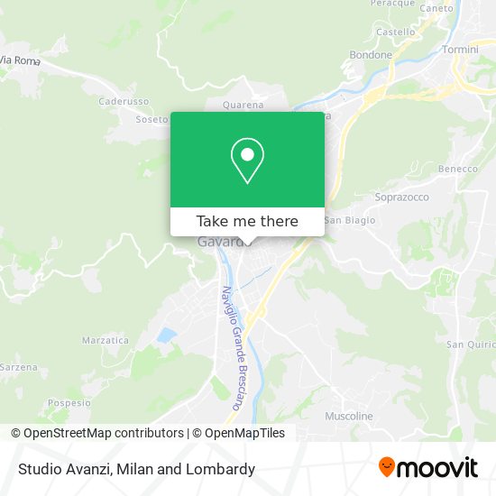 Studio Avanzi map