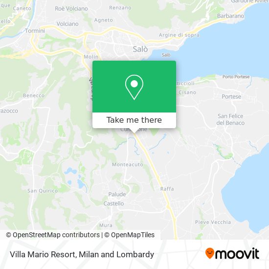 Villa Mario Resort map