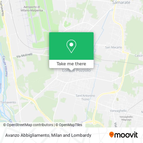 Avanzo Abbigliamento map