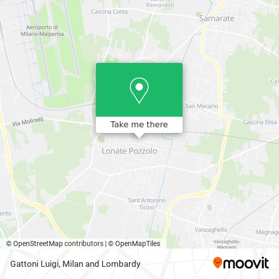 Gattoni Luigi map
