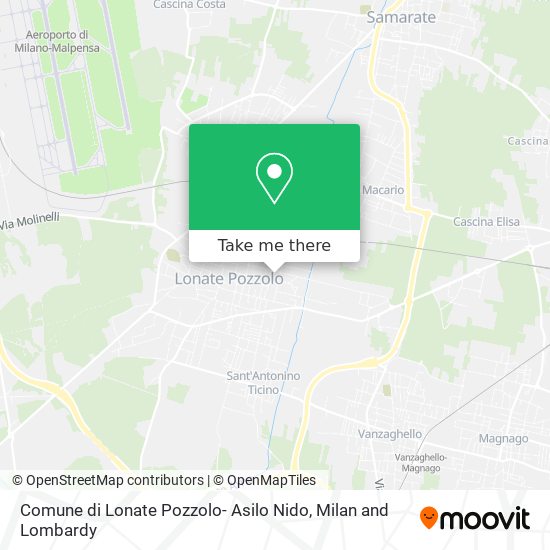 Comune di Lonate Pozzolo- Asilo Nido map
