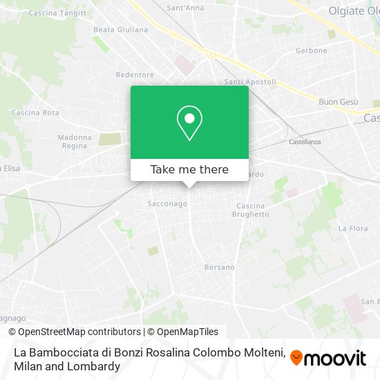 La Bambocciata di Bonzi Rosalina Colombo Molteni map