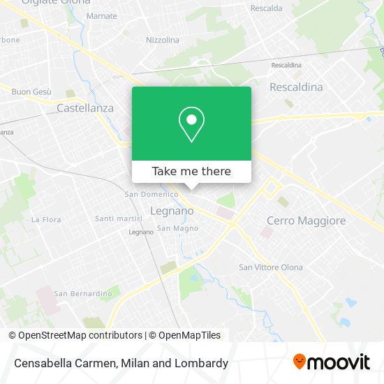 Censabella Carmen map