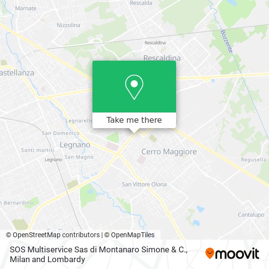SOS Multiservice Sas di Montanaro Simone & C. map