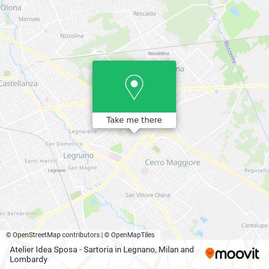 Atelier Idea Sposa - Sartoria in Legnano map