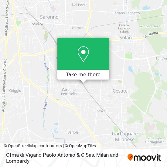 Ofma di Vigano Paolo Antonio & C.Sas map