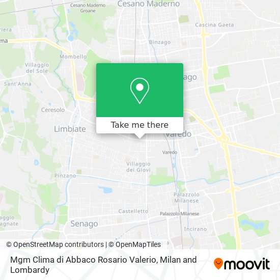 Mgm Clima di Abbaco Rosario Valerio map