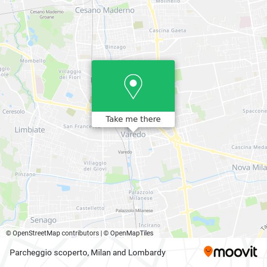 Parcheggio scoperto map