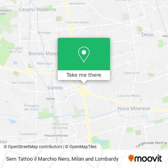 Sem Tattoo il Marchio Nero map