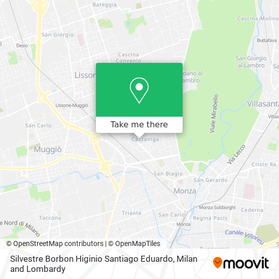 Silvestre Borbon Higinio Santiago Eduardo map