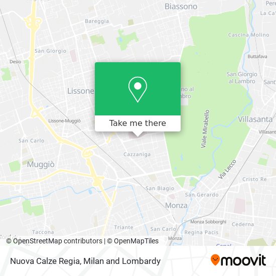 Nuova Calze Regia map