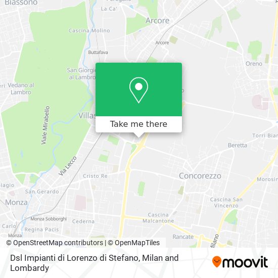 Dsl Impianti di Lorenzo di Stefano map