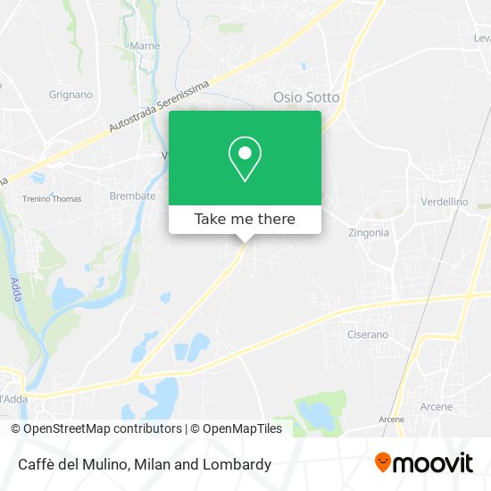 Caffè del Mulino map