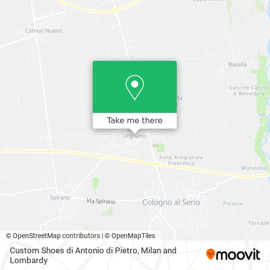 Custom Shoes di Antonio di Pietro map