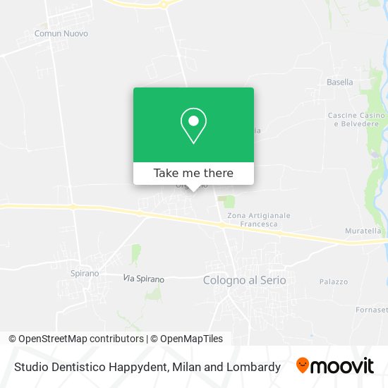 Studio Dentistico Happydent map