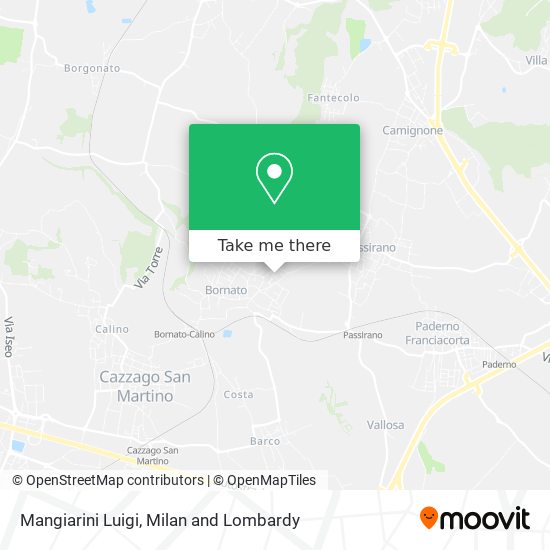 Mangiarini Luigi map