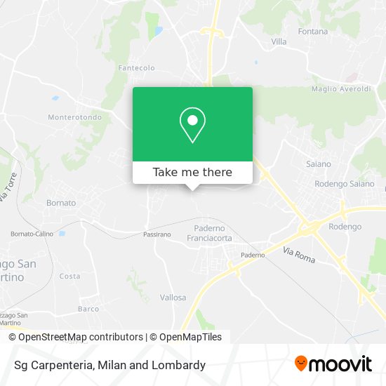 Sg Carpenteria map