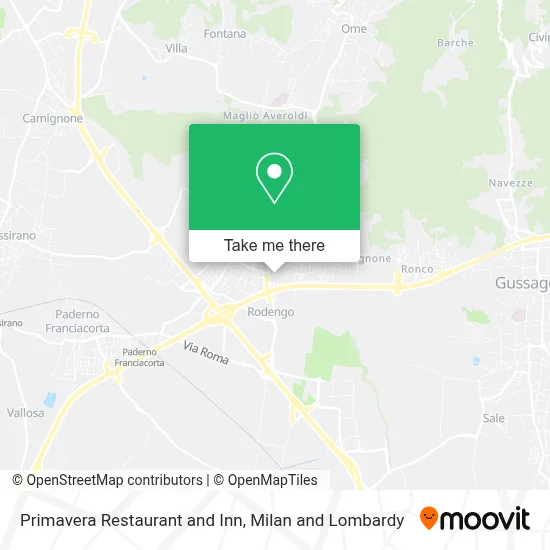 Primavera Restaurant and Inn map